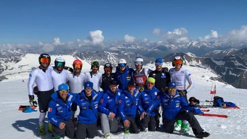 Concluso allo Stelvio il primo raduno sulla neve per gli slalomgigantisti azzurri, con Razzoli e soci già al lavoro