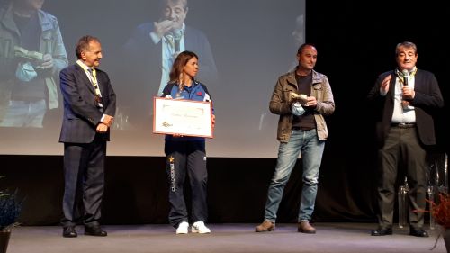 La 'Castagna d'oro' a Frabosa Sottana per Bassino e Moioli, premiate da Malagò assieme a Lippi e Cassani