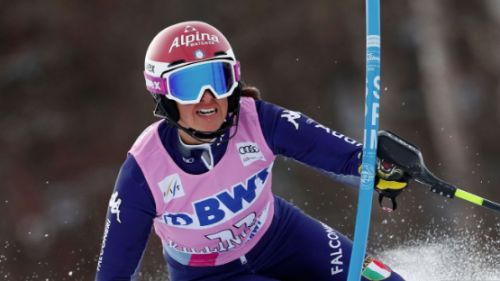 E' Fede Brignone la miglior azzurra in slalom: gran 11° posto, Curtoni in top 15, male Della Mea e Peterlini