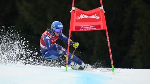 Goggia e Bassino sotto la neve di Livigno, per Manfred Moelgg allenamento individuale a San Vigilio