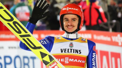Slalomisti azzurri nella snowhall di Amneville assieme ai colleghi francesi guidati da Muffat-Jeandet