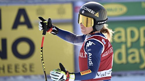 Bassino n° 1, Goggia col 3: subito brividi azzurri nella seconda discesa sulla Oreiller-Killy