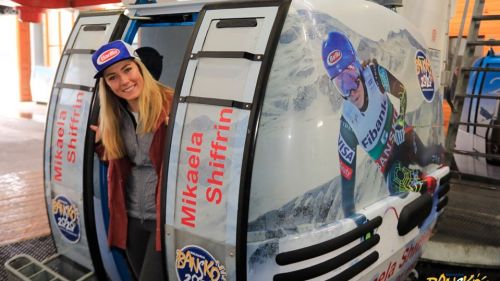 Una gondola per Mikaela, che saluta Bansko con un regalo, 250 punti e... una partita a bowling