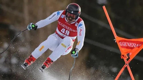 Davide Cazzaniga sfiora il podio in Coppa Europa: è quarto nella prima discesa di Wengen