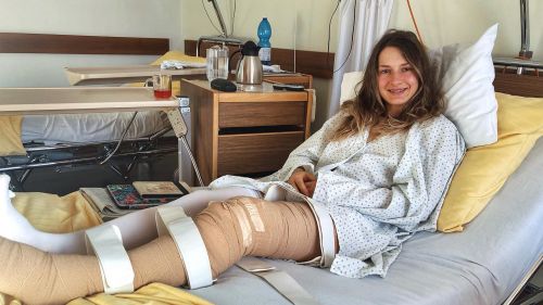 Lara Della Mea operata alla clinica Hochrum di Innsbruck: 'Combatterò per tornare'