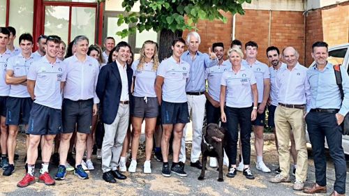 Anche Malagò ad accogliere gli azzurri dello skialp: all'Acqua Acetosa il primo raduno stagionale