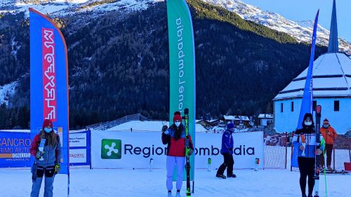 A Santa Caterina Valfurva il successo di Giulia Currado Vietti in gigante, podio per Alberto Cellie