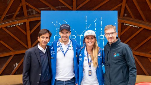 Christof Innerhofer e Michela Moioli, 'Talenti' a Cortina: 'Vogliamo tornare a vincere pensando ai Giochi 2026'