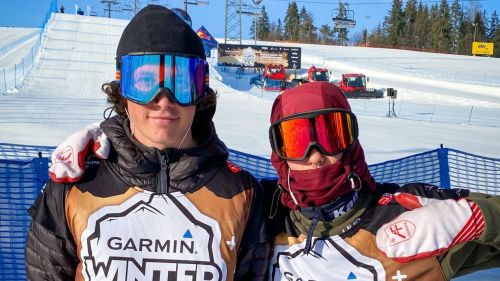 Goggia e Bassino sotto la neve di Livigno, per Manfred Moelgg allenamento individuale a San Vigilio