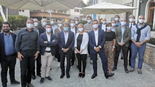 Sopralluoghi in Valtellina per la delegazione di Milano-Cortina 2026 che lavora verso i Giochi