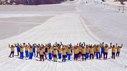 Slalomgigantisti azzurri di nuovo allo Stelvio: Moelgg in gruppo e