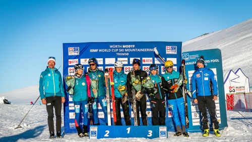 L'Italia dello skialp comincia con un podio l'ultima tappa di CdM: De Silvestro e Boscacci terzi a Tromsoe