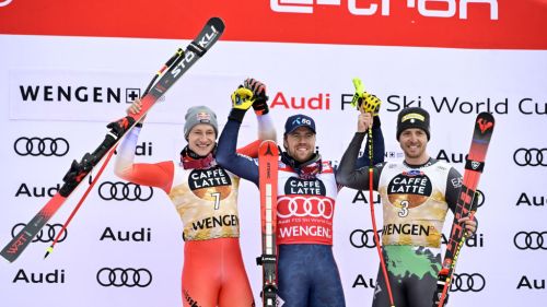 Sola è un fulmine sulla Aloch: 'Tite' seconda dopo la 1^ manche dello slalom di Coppa Europa dietro Hoerhager