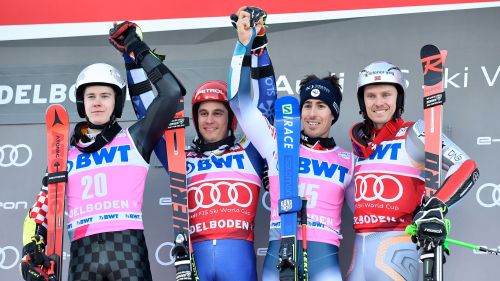Le voci del podio a quattro di Adelboden. Kranjec: 'Sapevo che sarebbe stato tutto possibile'