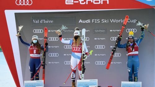Bassino n° 1, Goggia col 3: subito brividi azzurri nella seconda discesa sulla Oreiller-Killy