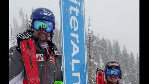 I nove di Theolier al lavoro a Zinal: già definita la formazione titolare per lo slalom inaugurale di Levi