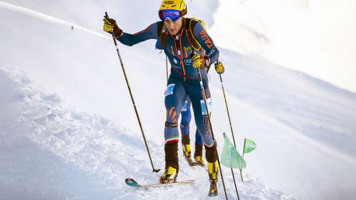 double podium bleu dans la Course Individuelle de Morgins avec Eydallin et Boscacci