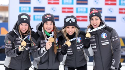 Germania pigliatutto a Sankt Moritz: tripletta nel singolo femminile e vittoria nel team relay. Italia squalificata
