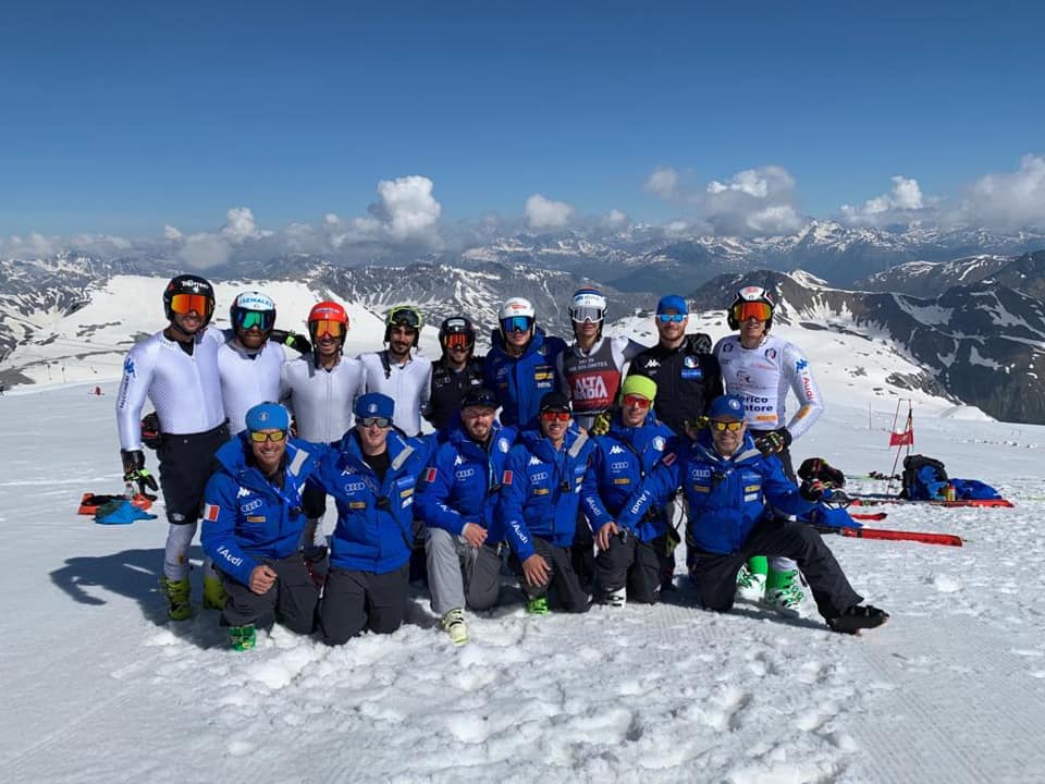 Concluso allo Stelvio il primo raduno sulla neve per gli slalomgigantisti azzurri, con Razzoli e soci già al lavoro