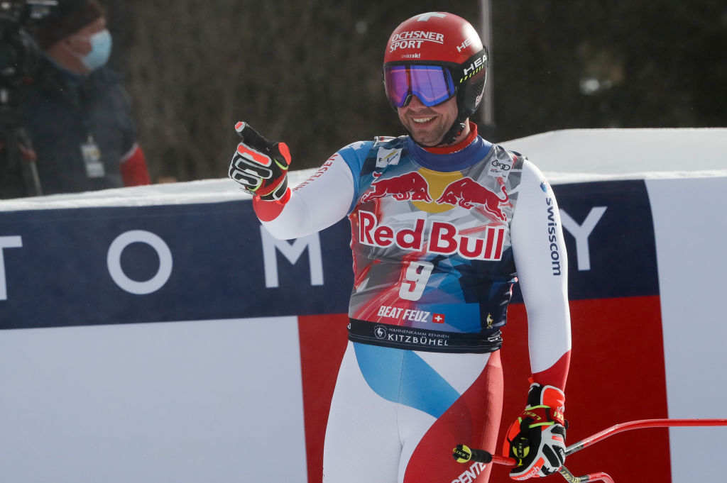 Discesa n° 2 di Kitzbuehel, è un bis leggendario sulla Streif per Feuz. Innerhofer ai piedi del podio