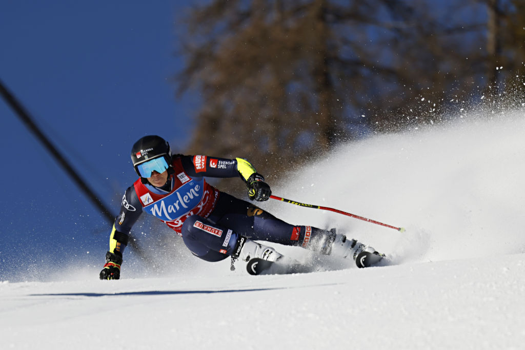 Hector de peur, est trio en géant !  La ‘Erta’ est aussi du Suédois, Brignone à deux pas du podium