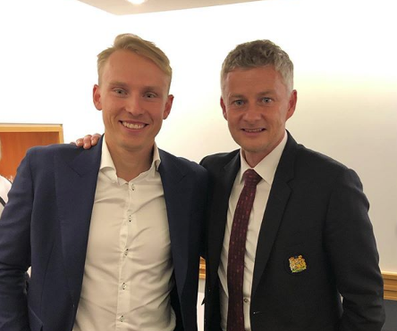 Kristoffersen 'trascina' lo United: Henrik ad Old Trafford prima di tornare sulla neve