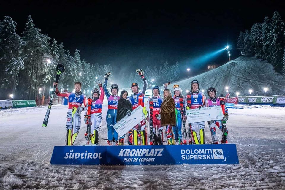 Kronplatz la porta a casa: lo slalom parallelo di Coppa Europa sorride ai giovani con Henning e Hacker