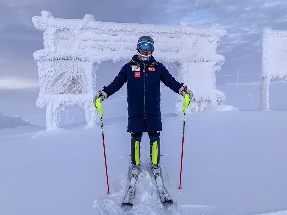 Andrè Myhrer ci crede ancora e a Levi difende l'ultimo podio ottenuto in slalom... con vista su Pechino 2022