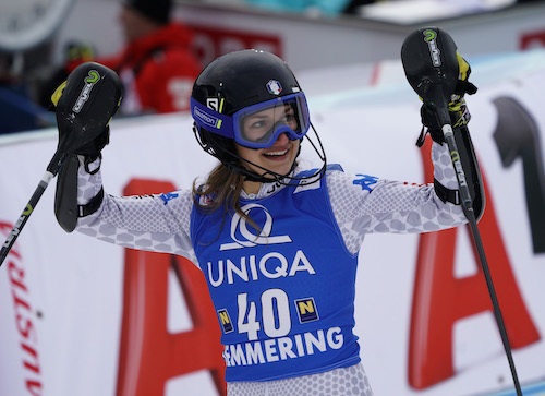 E' Lara Della Mea la speranza azzurra in slalom, ma sarà la capitana Curtoni l'unica a partire nelle 30 a Levi