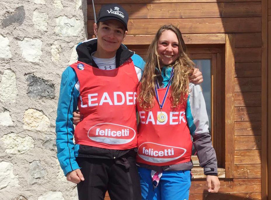 Collini-Vianello e Rizzi-Marinozzi chiudono la stagione in Trentino conquistando i regionali di slalom