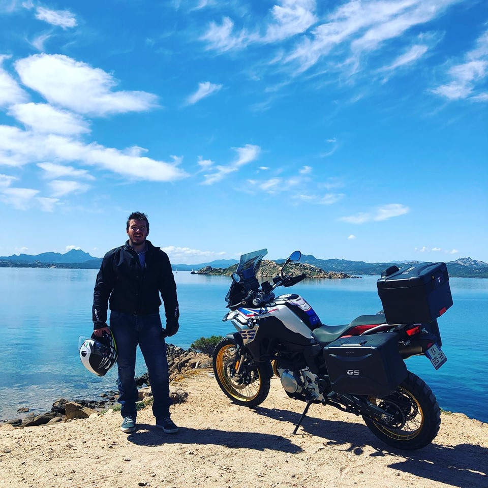 Giraud Moine, tour in moto per le strade della Sardegna e il sogno di 'tornare ad alti livelli, altrimenti mi fermerò'