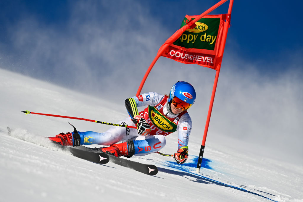 Shiffrin è magica a Courchevel: 1^ manche dominata, Brignone c'è mentre Bassino è out