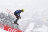Innerhofer dopo le prove (e prima del super-g): 