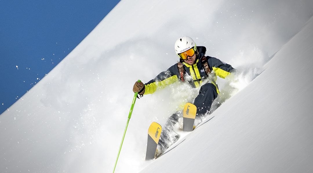 Alberto Magri al test di Elan Ripstick 106 (2022)