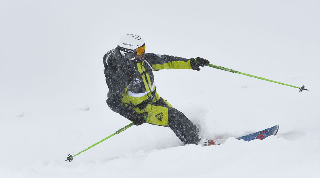 Ludovico Grimoldi al test di Volkl Rise Above 88 (2023)