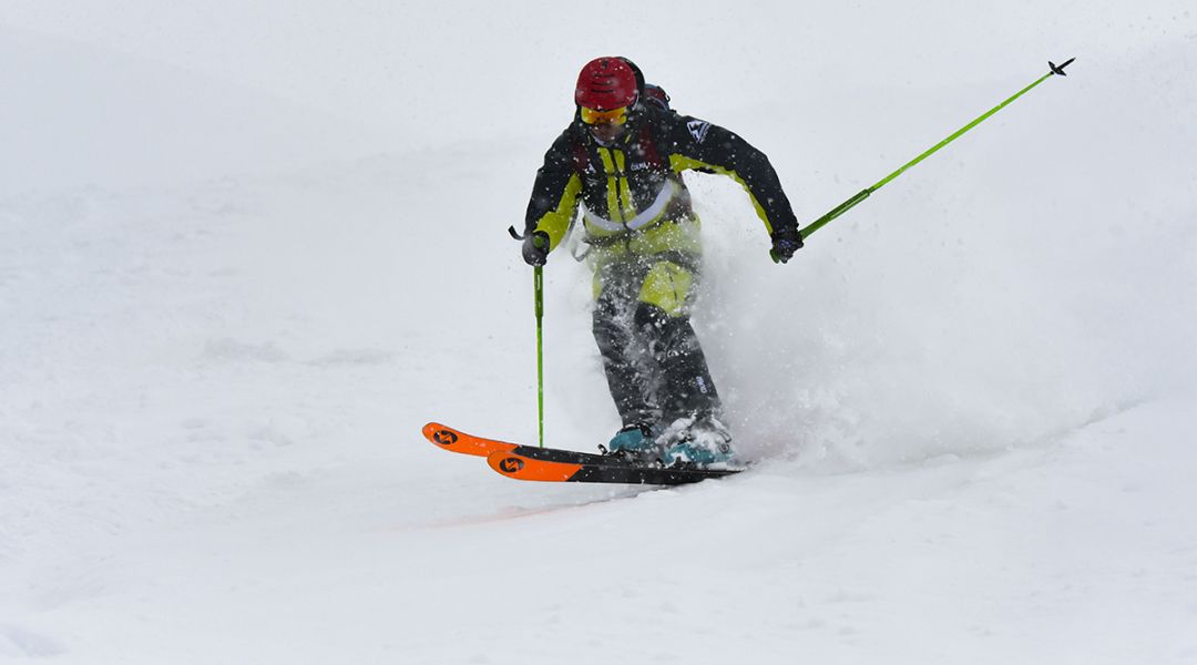 Federico Mezzavilla al test di Blizzard Zero G 95 (2024)