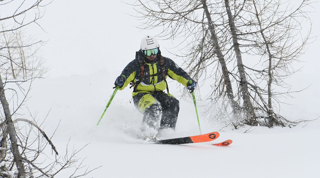 Alberto Magri al test di Blizzard Zero G 95 (2024)