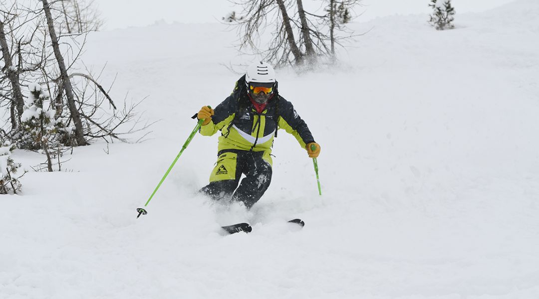 Franz Carrara al test di Salomon MTN 86 Pro (2023)