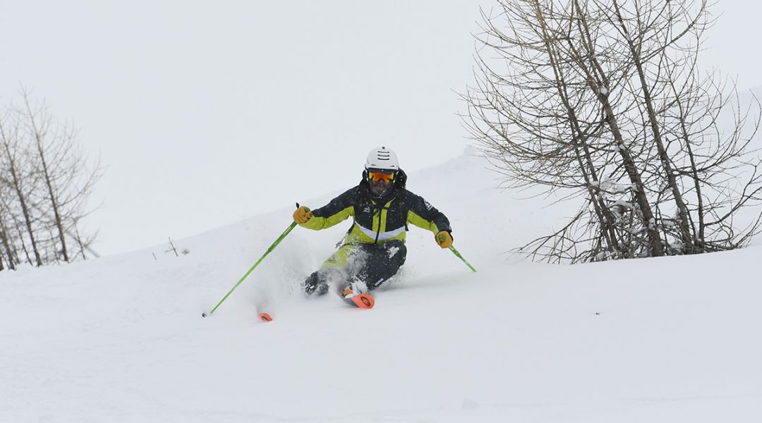 Franz Carrara al test di Blizzard Zero G 95 (2023)