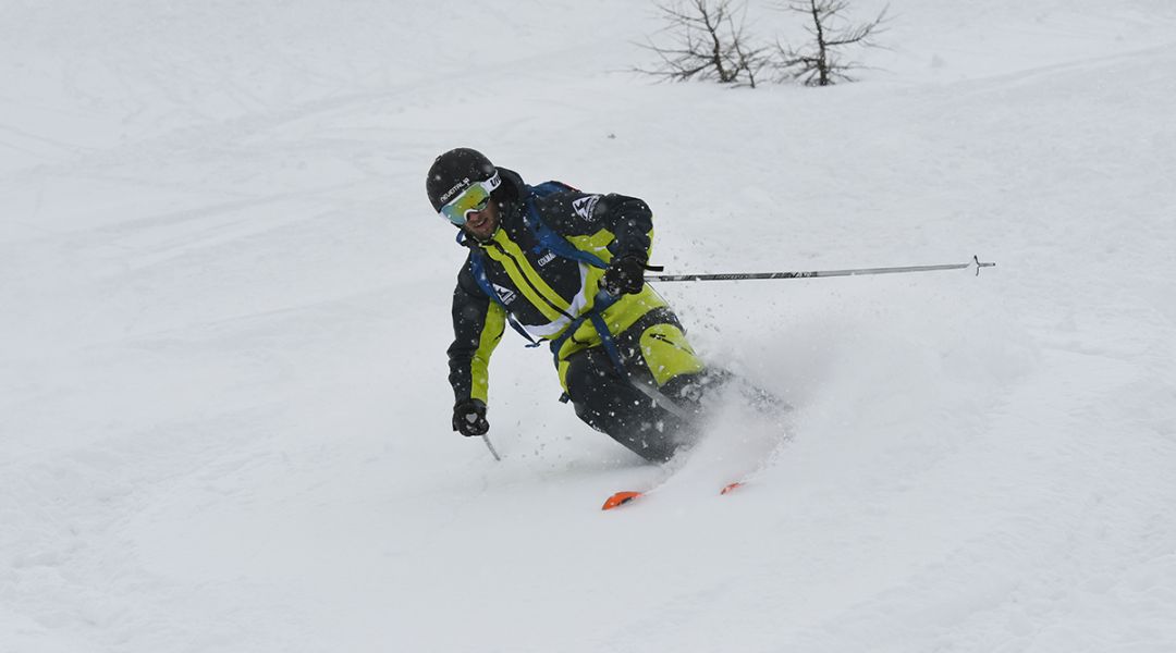 Luca Marchetti al test di Blizzard Zero G 95 (2024)