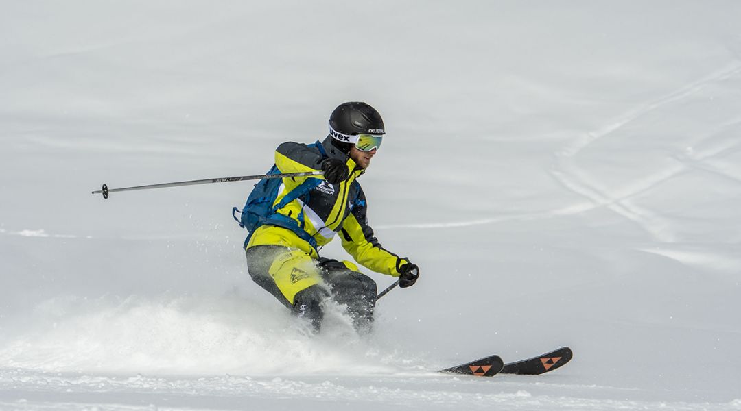 Luca Marchetti al test di Fischer Ranger 102  (2023)