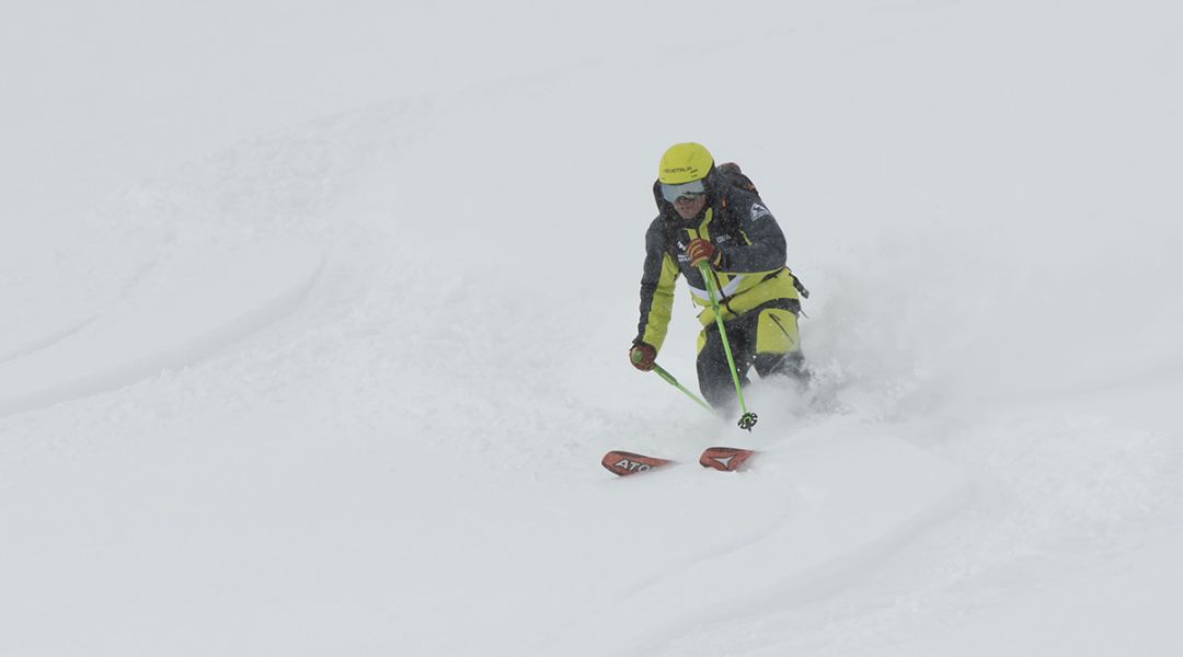 Federico Secchi al test di Atomic Bent 110 (2024)