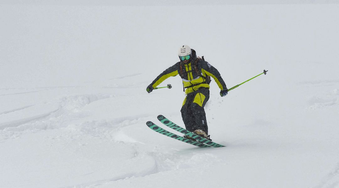 Alberto Magri al test di Blackcrows Atris (2023)