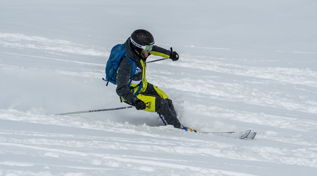 Luca Marchetti al test di Salomon QST 106 (2024)