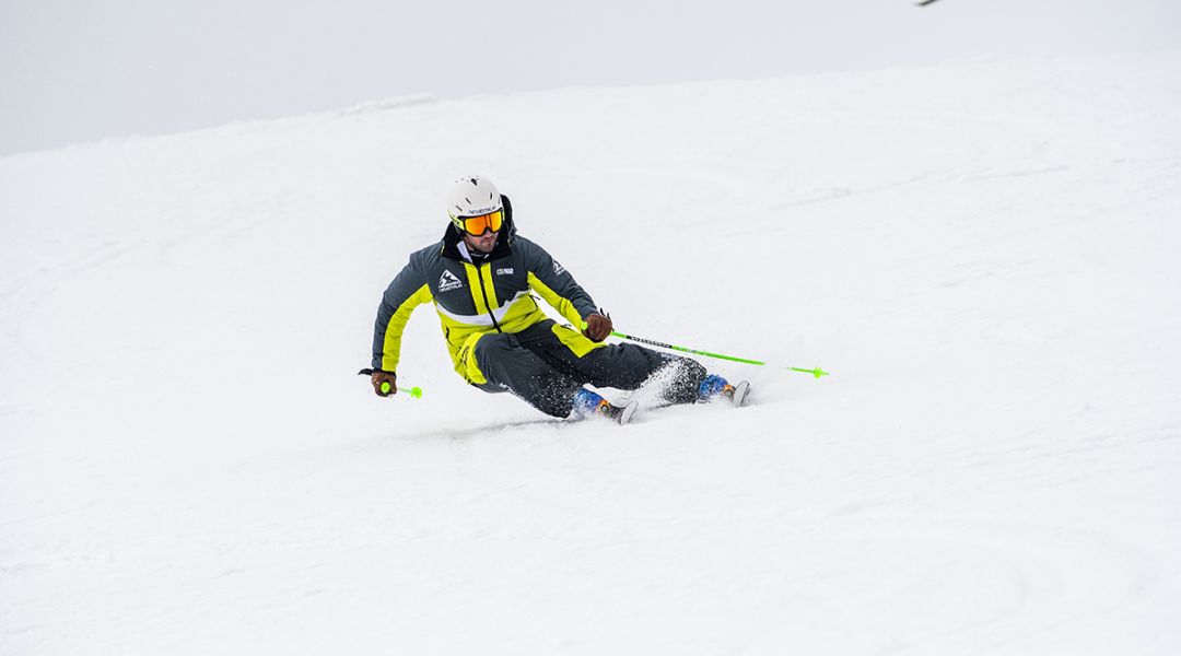 Andrea Mattasoglio al test di Salomon S/Race 130 WC (2023)
