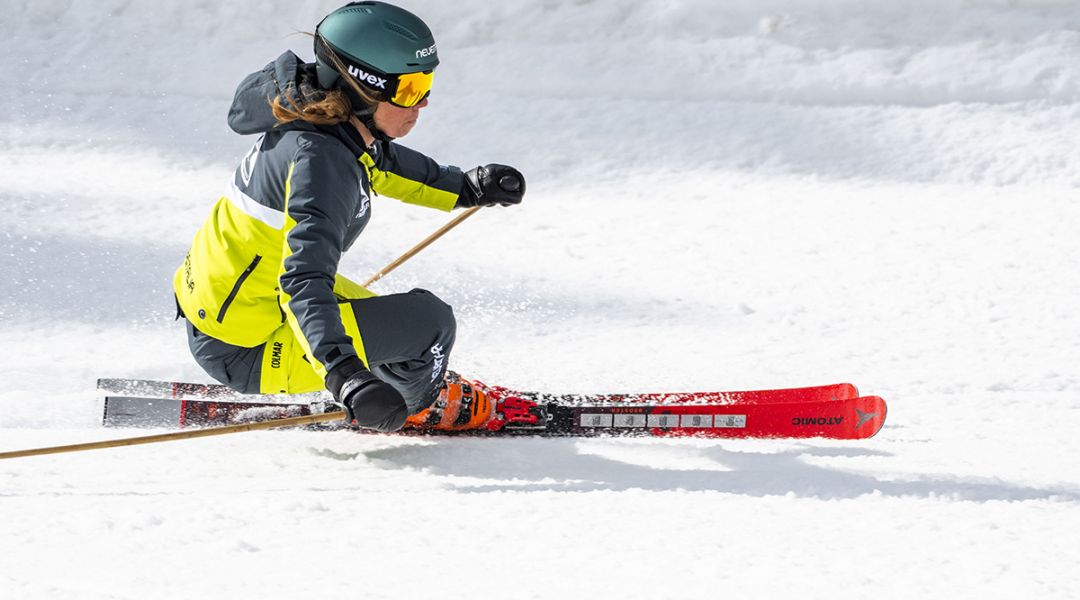 Valeria Poncet al test di Atomic Redster G9 RS Revoshock (2024)