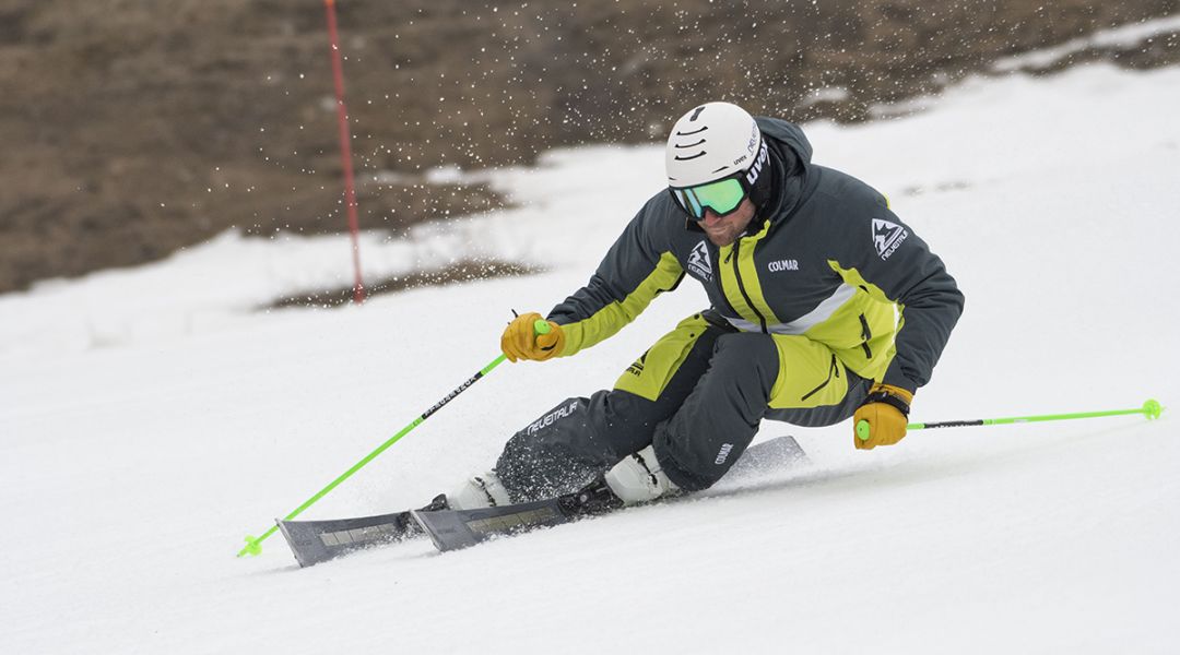 Gianluca Branciaroli al test di Atomic Redster Q9 Revoshock S (2024)