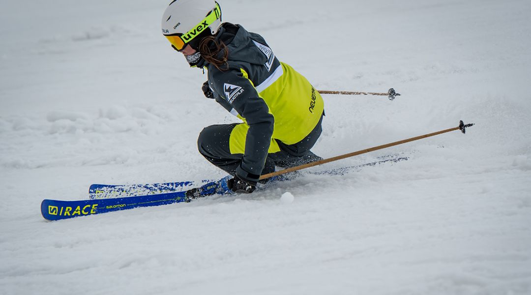 Isabel Anghilante al test di Salomon S/Race Pro GS 175 (2022)