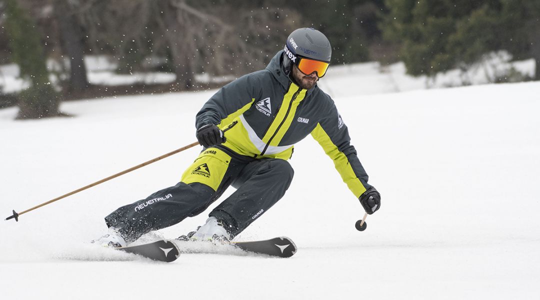 Federico Casnati al test di Atomic Redster Q9 Revoshock S (2024)