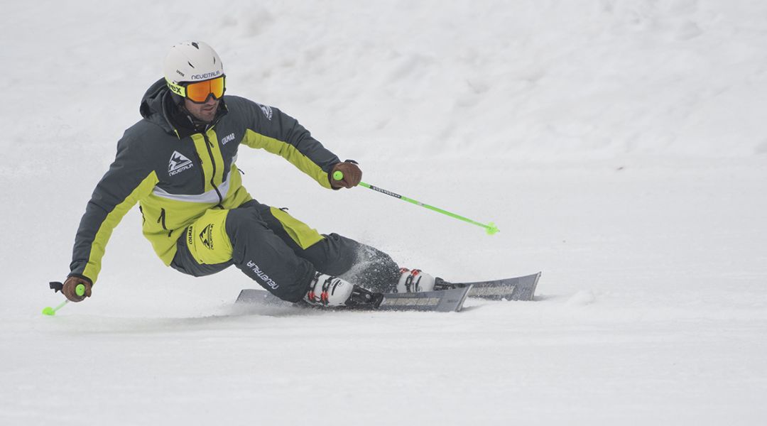 Andrea Mattasoglio al test di Atomic Redster Q9 Revoshock S (2023)